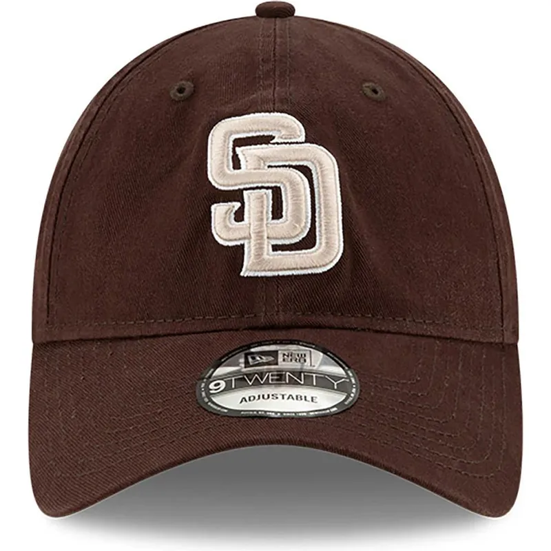 cap-zaoblena-brown-adjustable-strap-9twenty-core-classic-san-diego-padres-mlb-new-era