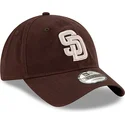 siltovky-zaoblena-hneda-nastavitelny-pasik-9twenty-core-classic-san-diego-padres-mlb-new-era