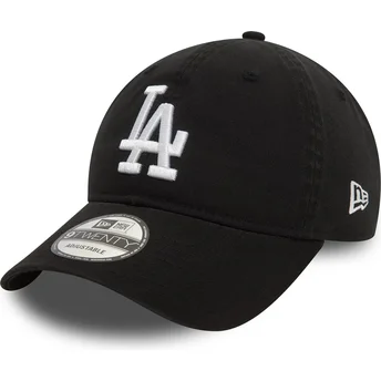 Šiltovka zaoblená čierna nastaviteľný 9TWENTY Washed Los Angeles Dodgers MLB New Era