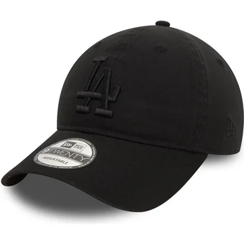 Šiltovky zaoblená čierna nastaviteľný pásik 9TWENTY Washed Los Angeles Dodgers MLB New Era