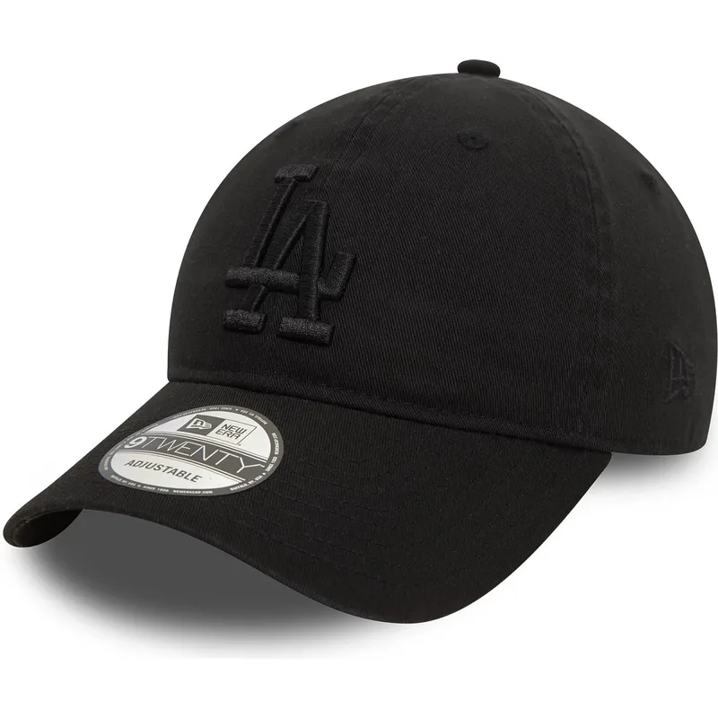 siltovky-zaoblena-cierna-nastavitelny-pasik-9twenty-washed-los-angeles-dodgers-mlb-new-era