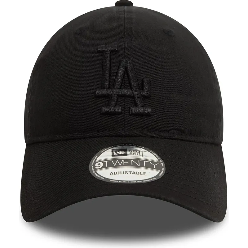 siltovky-zaoblena-cierna-nastavitelny-pasik-9twenty-washed-los-angeles-dodgers-mlb-new-era