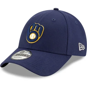 Šiltovka zaoblená tmavomodrá nastaviteľný 9FORTY The League Milwaukee Brewers MLB New Era