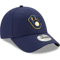 cap-zaoblena-navy-blue-adjustable-strap-9forty-the-league-milwaukee-brewers-mlb-new-era