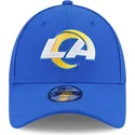 new-era-curved-brim-youth-9forty-the-league-los-angeles-rams-nfl-blue-adjustable-cap