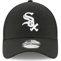 schwarze-gebogene-verstellbare-kinderkappe-9forty-the-league-der-chicago-white-sox-mlb-von-new-era