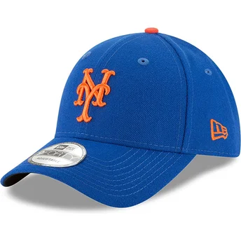 New Era Curved Brim Youth 9FORTY The League New York Mets MLB Blue Adjustable Cap