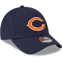 new-era-curved-brim-youth-9forty-the-league-chicago-bears-nfl-navy-blue-adjustable-cap