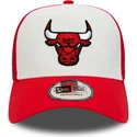 new-era-a-frame-team-colour-chicago-bulls-nba-white-and-red-trucker-hat