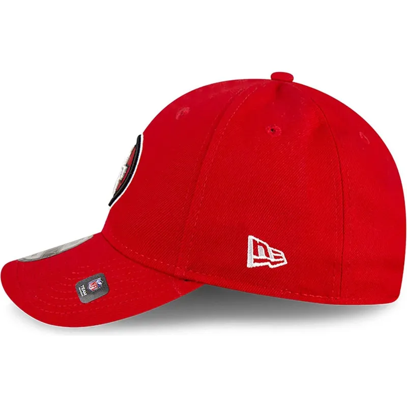 rote-verstellbare-curved-cap-9forty-the-league-team-colour-der-san-francisco-49ers-nfl-von-new-era