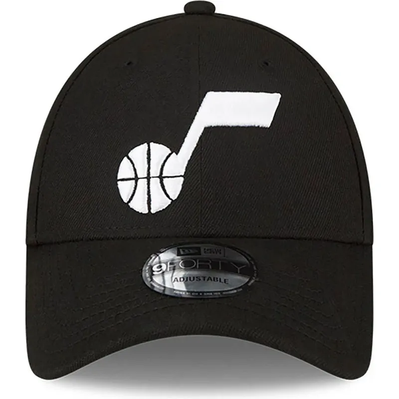 cap-zaoblena-black-adjustable-strap-9forty-the-league-utah-jazz-nba-new-era