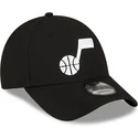 cap-zaoblena-black-adjustable-strap-9forty-the-league-utah-jazz-nba-new-era