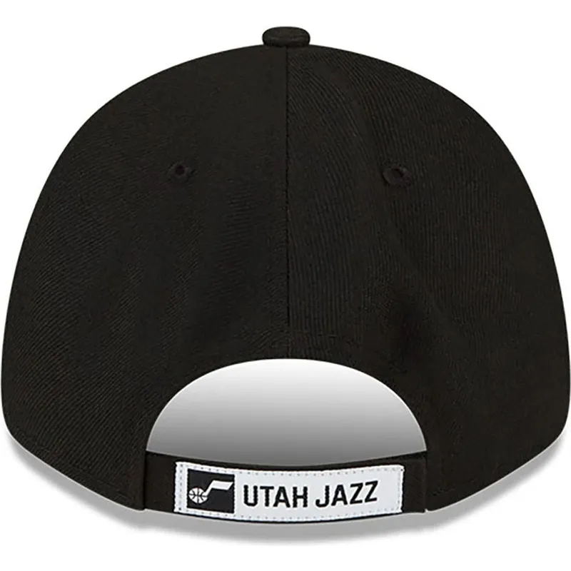 cap-zaoblena-black-adjustable-strap-9forty-the-league-utah-jazz-nba-new-era