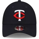 marineblaue-verstellbare-curved-cap-9forty-the-league-der-minnesota-twins-mlb-von-new-era