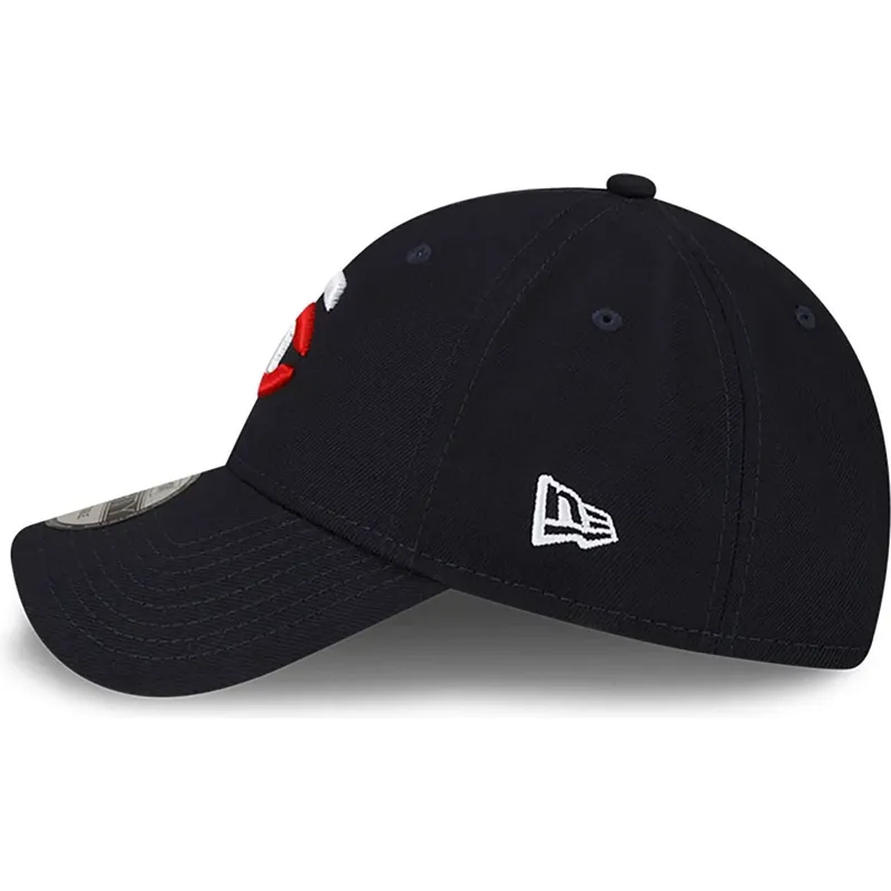 marineblaue-verstellbare-curved-cap-9forty-the-league-der-minnesota-twins-mlb-von-new-era