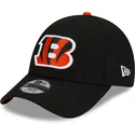 schwarze-gebogene-verstellbare-kinderkappe-9forty-the-league-der-cincinnati-bengals-nfl-von-new-era