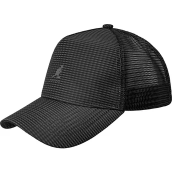Cap zaoblená black snapback Kangol