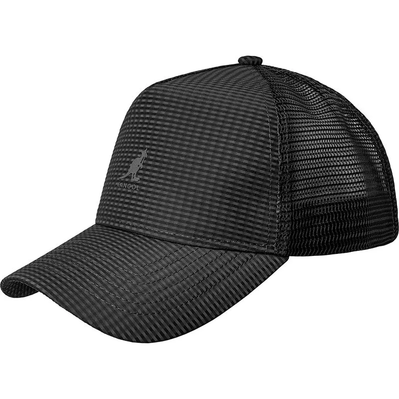 siltovka-zaoblena-cierna-snapback-seersucker-mesh-black-kangol
