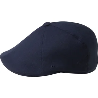 Barety tmavomodrá Wool Flexfit 504 Dk Blue Kangol