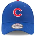 new-era-curved-brim-9forty-the-league-chicago-cubs-mlb-black-adjustable-cap