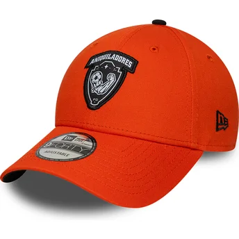 New Era Curved Brim 9FORTY Core Aniquiladores FC Kings League Orange Adjustable Cap