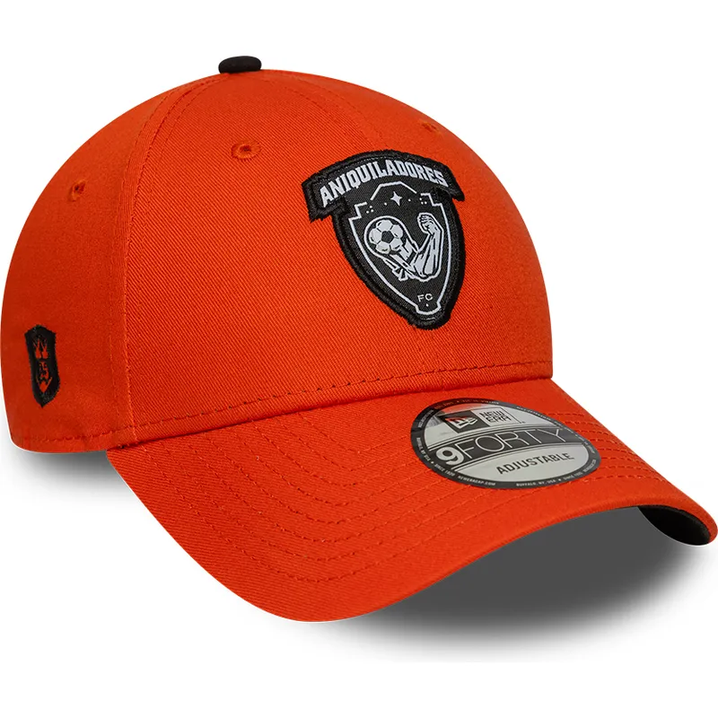 cap-zaoblena-orange-adjustable-strap-9forty-core-aniquiladores-fc-kings-league-new-era