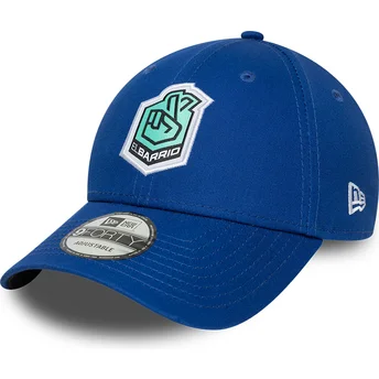 Cap zaoblená blue adjustable strap 9FORTY Core El Barrio Kings League New Era