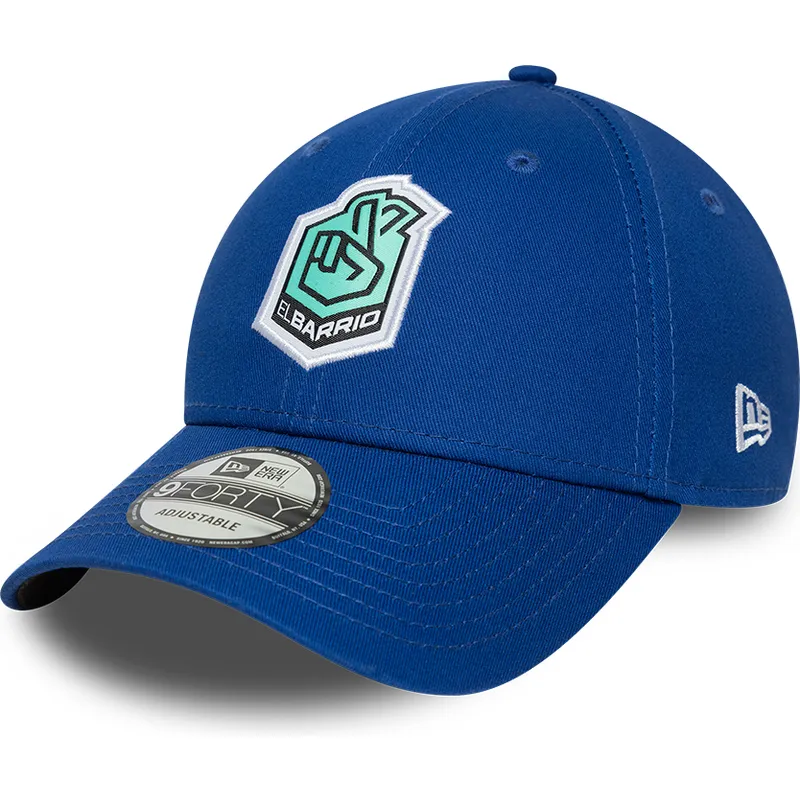 cap-zaoblena-blue-adjustable-strap-9forty-core-el-barrio-kings-league-new-era