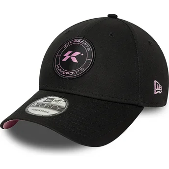 Cap zaoblená black adjustable strap 9FORTY Core Kunisports Kings League New Era