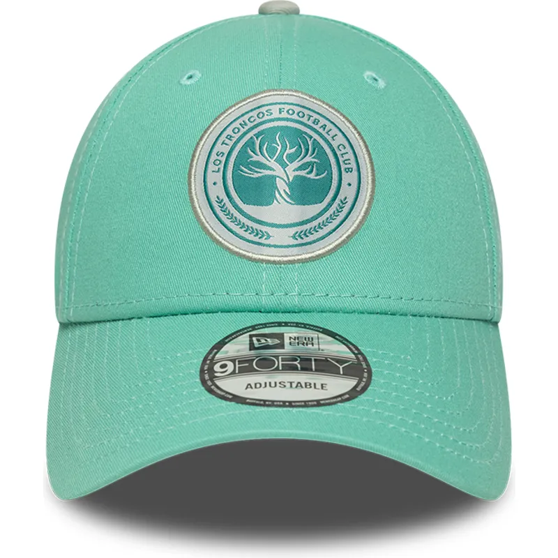 cap-zaoblena-green-adjustable-strap-9forty-core-los-troncos-fc-kings-league-new-era
