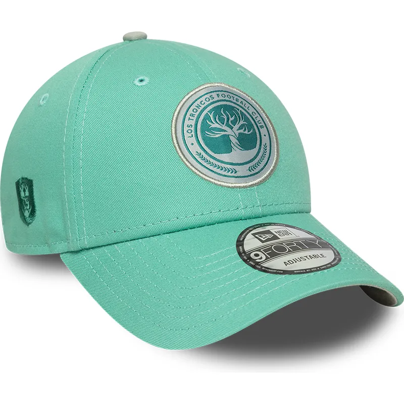 cap-zaoblena-green-adjustable-strap-9forty-core-los-troncos-fc-kings-league-new-era