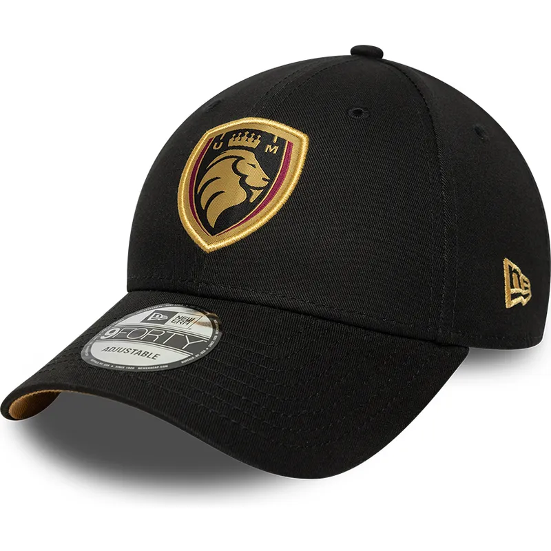 schwarze-verstellbare-curved-cap-9forty-core-ultimate-mostoles-kings-league-von-new-era