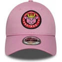 cap-zaoblena-pink-adjustable-strap-9forty-core-porcinos-fc-kings-league-new-era