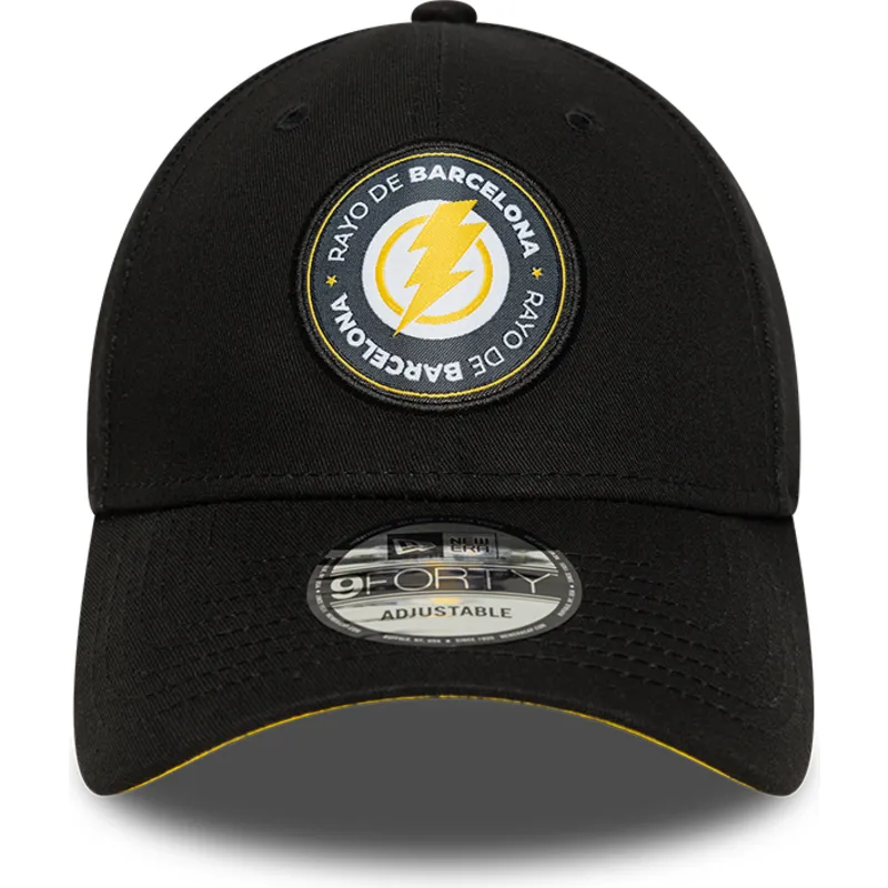 cap-zaoblena-black-adjustable-strap-9forty-core-de-rayo-rayo-de-barcelona-kings-league-new-era cap-zaoblena-black-adjustable-strap-9forty-core-de-rayo-rayo-de-barcelona-kings-league-new-era