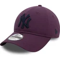 siltovka-zaoblena-fialova-nastavitelny-9twenty-league-essential-new-york-yankees-mlb-new-era
