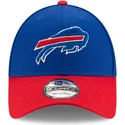 new-era-curved-brim-9forty-the-league-buffalo-bills-nfl-adjustable-cap-blau-und-rot