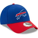 new-era-curved-brim-9forty-the-league-buffalo-bills-nfl-blue-and-red-adjustable-cap