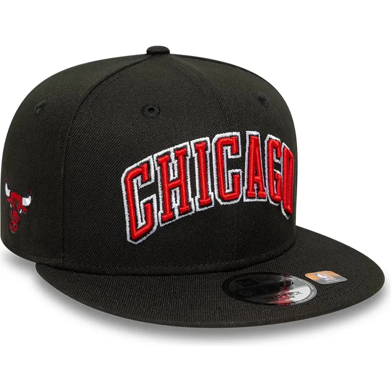cap-rovna-black-snapback-9fifty-statement-chicago-bulls-nba-new-era cap-rovna-black-snapback-9fifty-statement-chicago-bulls-nba-new-era