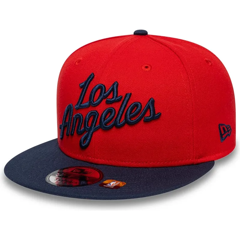 siltovka-rovna-cervena-snapback-9fifty-statement-los-angeles-clippers-nba-new-era
