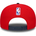 rote-und-marineblaue-flache-snapback-kappe-9fifty-statement-der-los-angeles-clippers-nba-von-new-era