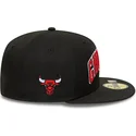 schwarze-59fifty-statement-fitted-cap-der-chicago-bulls-nba-von-new-era
