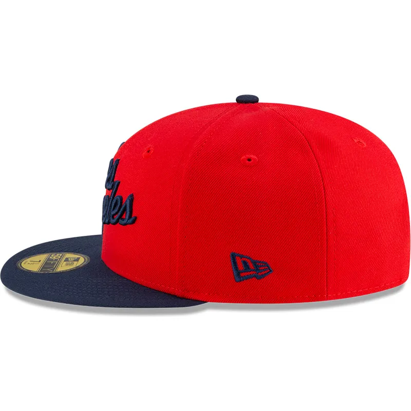 rot-marineblaue-anliegende-59fifty-statement-flat-cap-der-los-angeles-clippers-nba-von-new-era