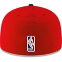 rot-marineblaue-anliegende-59fifty-statement-flat-cap-der-los-angeles-clippers-nba-von-new-era