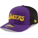 siltovka-zaoblena-fialova-snapback-9seventy-statement-stretch-snap-los-angeles-lakers-nba-new-era