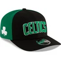 boston-celtics-nba-new-era-9seventy-statement-stretch-snap-schwarze-und-grune-snapback-kappe-mit-gebogenem-schirm