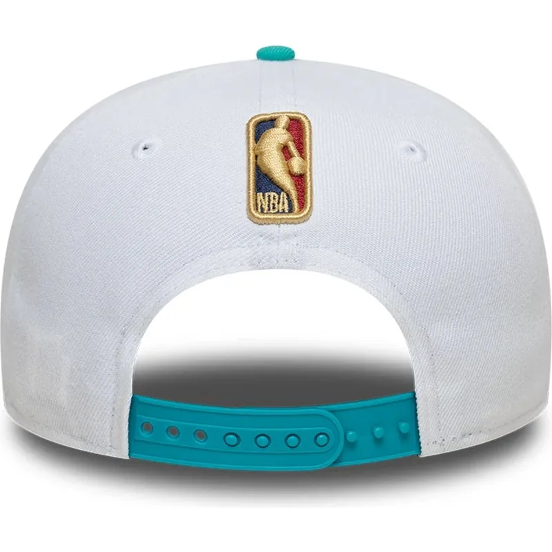 weisse-und-grune-flache-snapback-kappe-9fifty-classic-der-memphis-grizzlies-nba-von-new-era
