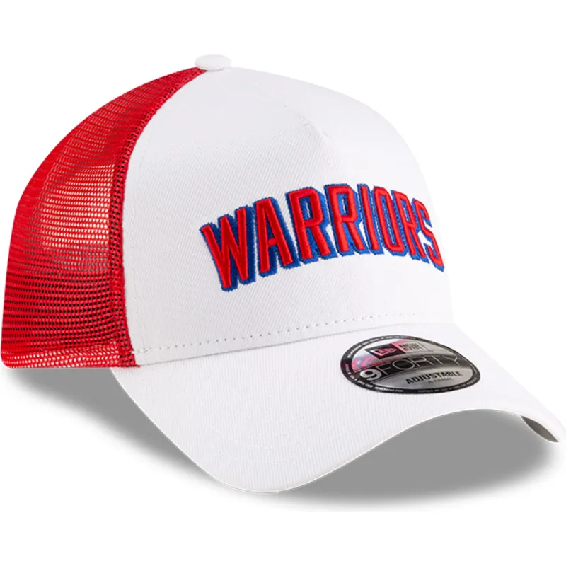 siltovka-zaoblena-cervena-snapback-a-frame-classic-golden-state-warriors-nba-new-era