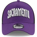 violett-schwarze-trucker-cap-a-frame-classic-der-sacramento-kings-nba-von-new-era