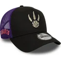 siltovka-zaoblena-cierna-snapback-a-frame-classic-toronto-raptors-nba-new-era