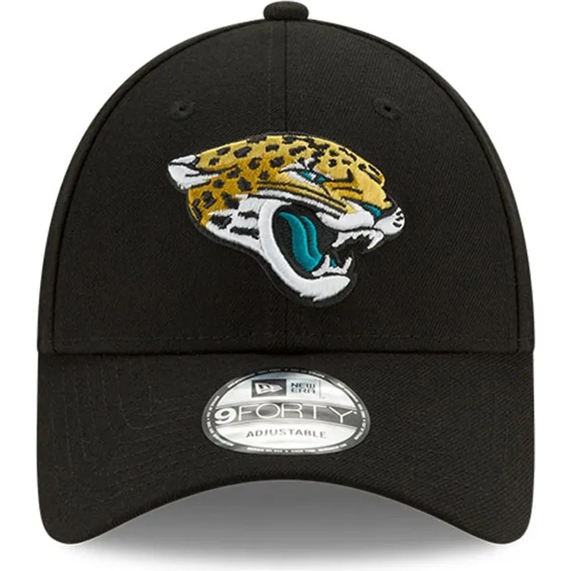 schwarze-verstellbare-gebogene-kappe-9forty-the-league-der-jacksonville-jaguars-nfl-von-new-era